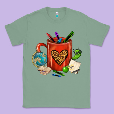 Teacher Crayons Coffee Mug Classic Tee Designed By Fadigitalartstudio