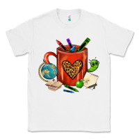 White teacher crayons coffee mug Classic Tee - FaDigitalArtStudio