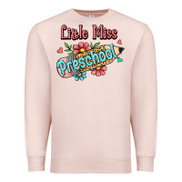 Pale Pink little miss preschool Premium Sweatshirt - RanaPortraitStore