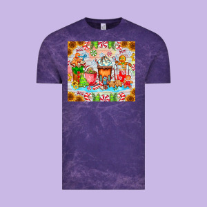 Christmas Coffee Class Vintage Tee Designed By Cowhidedigitalart