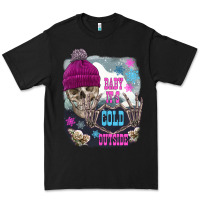 Black skeleton baby it's cold outside Premium Tee - FaDigitalArtStudio