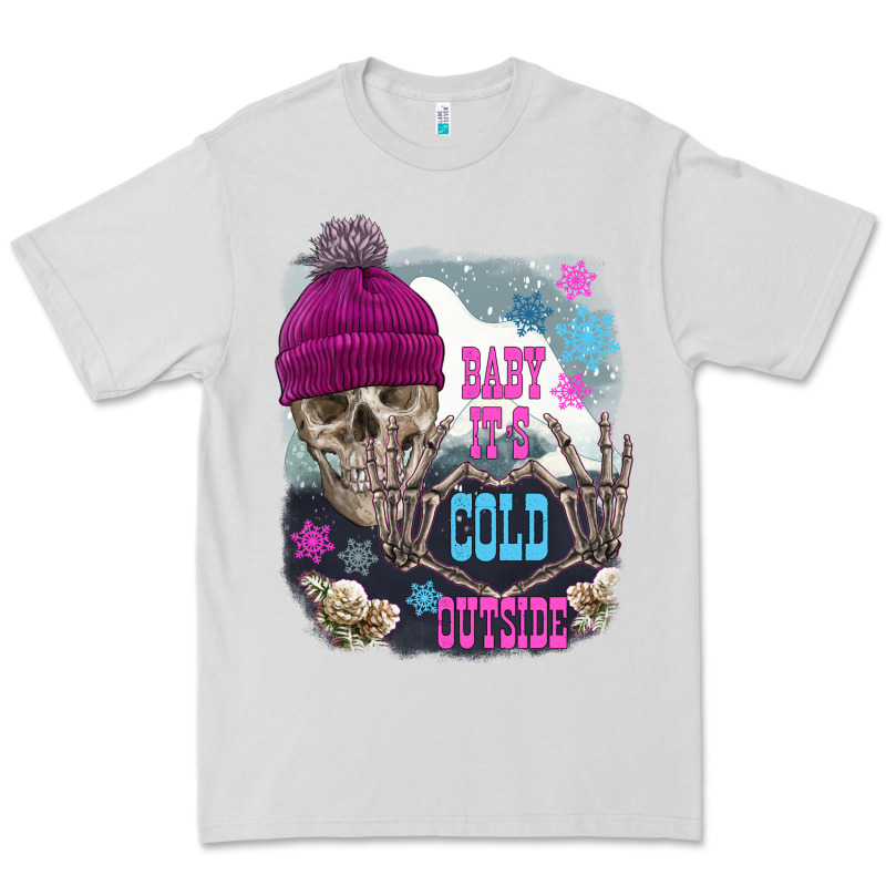 Skeleton Baby It's Cold Outside Premium Tee by FaDigitalArtStudio | Teevron