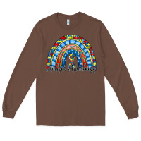 Chestnut autism awareness rainbow Long Sleeve Tee - RacoonDesign