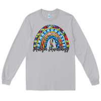 Moon Dust autism awareness rainbow Long Sleeve Tee - RacoonDesign