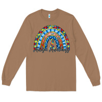 Toasted Coconut autism awareness rainbow Long Sleeve Tee - RacoonDesign