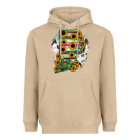 Mushroom Rhode island State aMp Heavyweight Hoodie - RanaPortraitStore