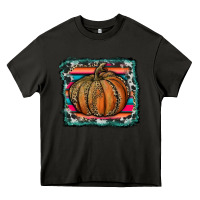 Asphalt leopard pumpkin with serape background Heavy Core Tee - RanaPortraitStore
