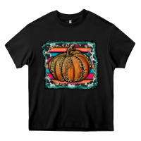 Black leopard pumpkin with serape background Heavy Core Tee - RanaPortraitStore
