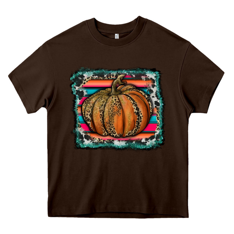 Leopard Pumpkin With Serape Background Heavy Core Tee by RanaPortraitStore | Teevron