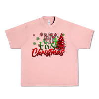 Salmon my first Christmas Urban Heavy Tee - CowhideDigitalArt