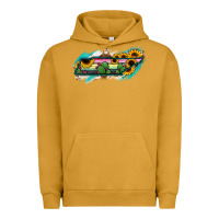 Pigment Peanut Butter Tennessee Map Sunflower Cactus Serape Urban Hoodie - RanaPortraitStore