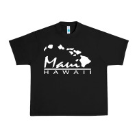 Black maui hawaii Urban Heavy Tee - linhVisuals