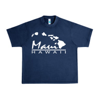 Navy maui hawaii Urban Heavy Tee - linhVisuals