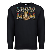Black show mom horse Premium Sweatshirt - RanaPortraitStore