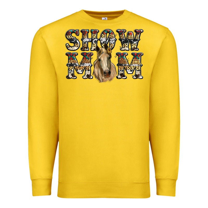 Show Mom Horse Premium Sweatshirt by RanaPortraitStore | Teevron