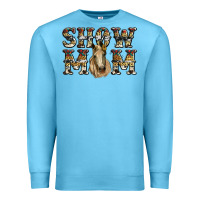 Ocean Blue show mom horse Premium Sweatshirt - RanaPortraitStore