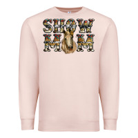 Pale Pink show mom horse Premium Sweatshirt - RanaPortraitStore