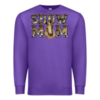 Purple show mom horse Premium Sweatshirt - RanaPortraitStore