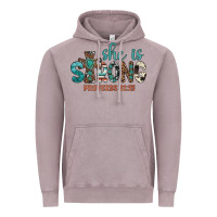 Vintage Zinc she is strong Vintage Hoodie - Artiststas