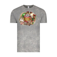 Cloud Rock Christmas Elf Vintage Tee - CowhideDigitalArt