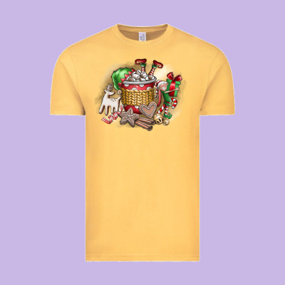 Christmas Elf Vintage Tee Designed By Cowhidedigitalart