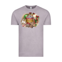 Vintage Zinc Christmas Elf Vintage Tee - CowhideDigitalArt