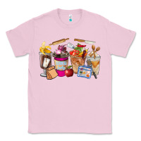 Bubblegum Pink Lunch Lady Coffee Cups Classic Tee - FaDigitalArtStudio
