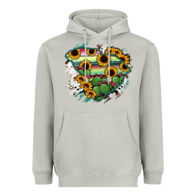 South Carolina State Map Heavyweight Hoodie by RanaPortraitStore | Teevron