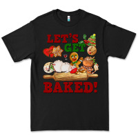Black let's get baked Premium Tee - FaDigitalArtStudio