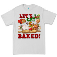Dove Grey let's get baked Premium Tee - FaDigitalArtStudio