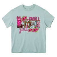 Arona small town girl with flowers bbs Heavy Core Tee - BundleAndBundleShop