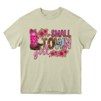 Mossy small town girl with flowers bbs Heavy Core Tee - BundleAndBundleShop