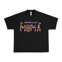 Black American mama Urban Heavy Tee - CowhideDigitalArt