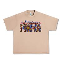 Burro American mama Urban Heavy Tee - CowhideDigitalArt