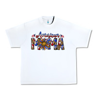 White American mama Urban Heavy Tee - CowhideDigitalArt