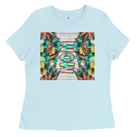 Baby Blue easter mom Ladies Tee - CowhideDigitalArt