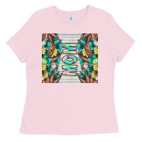Bubblegum Pink easter mom Ladies Tee - CowhideDigitalArt