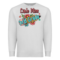 Dove Grey little miss third grade Premium Sweatshirt - RanaPortraitStore