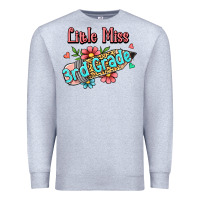 Heather Grey little miss third grade Premium Sweatshirt - RanaPortraitStore