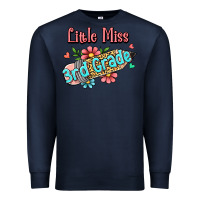 Navy little miss third grade Premium Sweatshirt - RanaPortraitStore
