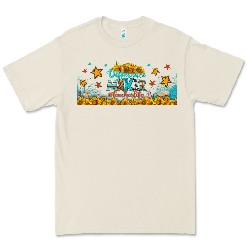Difference Maker Teacher Life Libbey Glass Premium Tee by BundleAndBundleShop | Teevron