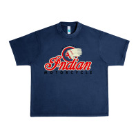 Navy motorcycle racing indian Urban Heavy Tee - linhVisuals