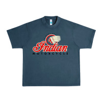 Midnight Navy motorcycle racing indian Urban Heavy Tee - linhVisuals