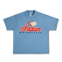 Pebble Blue motorcycle racing indian Urban Heavy Tee - linhVisuals
