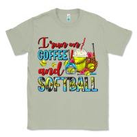 Matcha I Run On Coffee And Softball Frappe Classic Tee - FaDigitalArtStudio