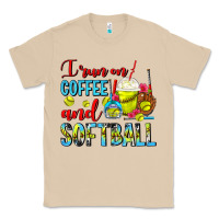 Mushroom I Run On Coffee And Softball Frappe Classic Tee - FaDigitalArtStudio