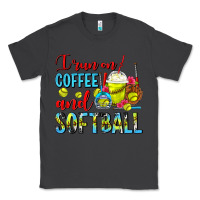 Smoke I Run On Coffee And Softball Frappe Classic Tee - FaDigitalArtStudio