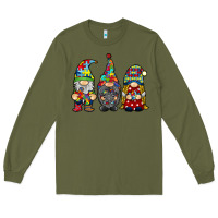 Army Green autism gnomies Long Sleeve Tee - RacoonDesign