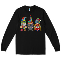 Black autism gnomies Long Sleeve Tee - RacoonDesign