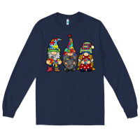 Navy autism gnomies Long Sleeve Tee - RacoonDesign